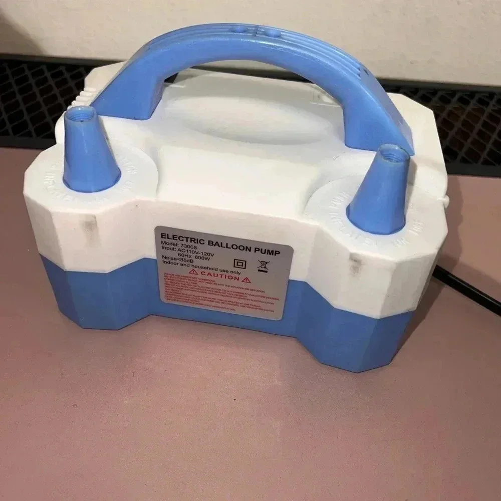 110V 220V 600W Doble Hole Balloon Inflator Home Use Portable Mini Inflator Works